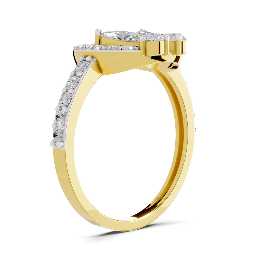 Iconic Blossom Diamond Engagement Ring