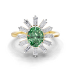 Refined Halo Diamond Engagement Ring