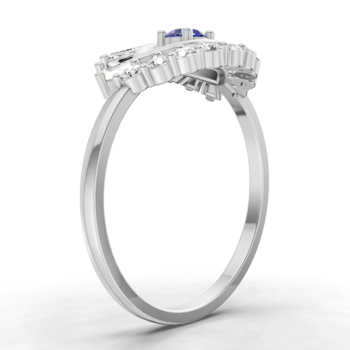 Opulent Evil Eye Diamond Ring