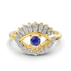 Opulent Evil Eye Diamond Ring