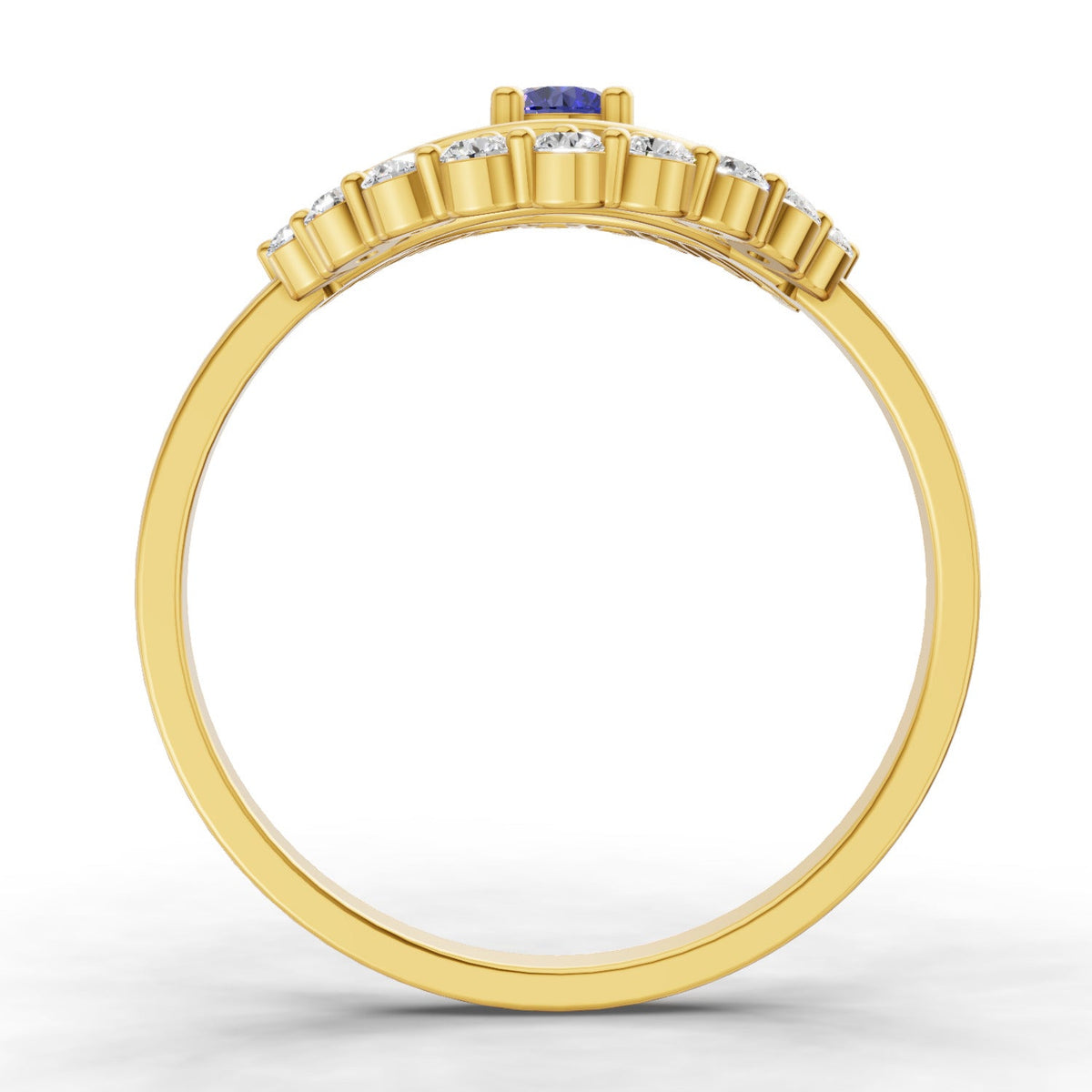Opulent Evil Eye Diamond Ring