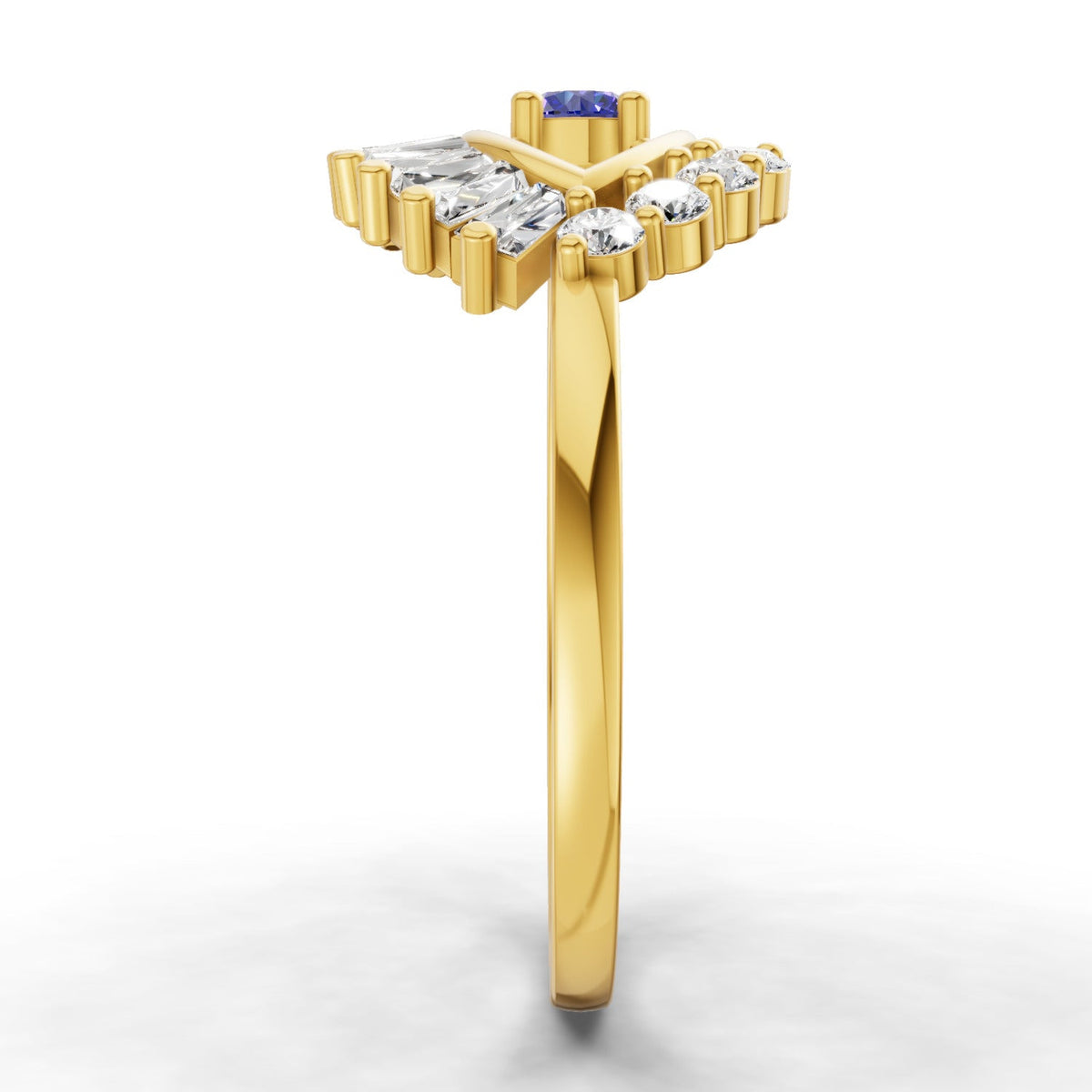 Opulent Evil Eye Diamond Ring