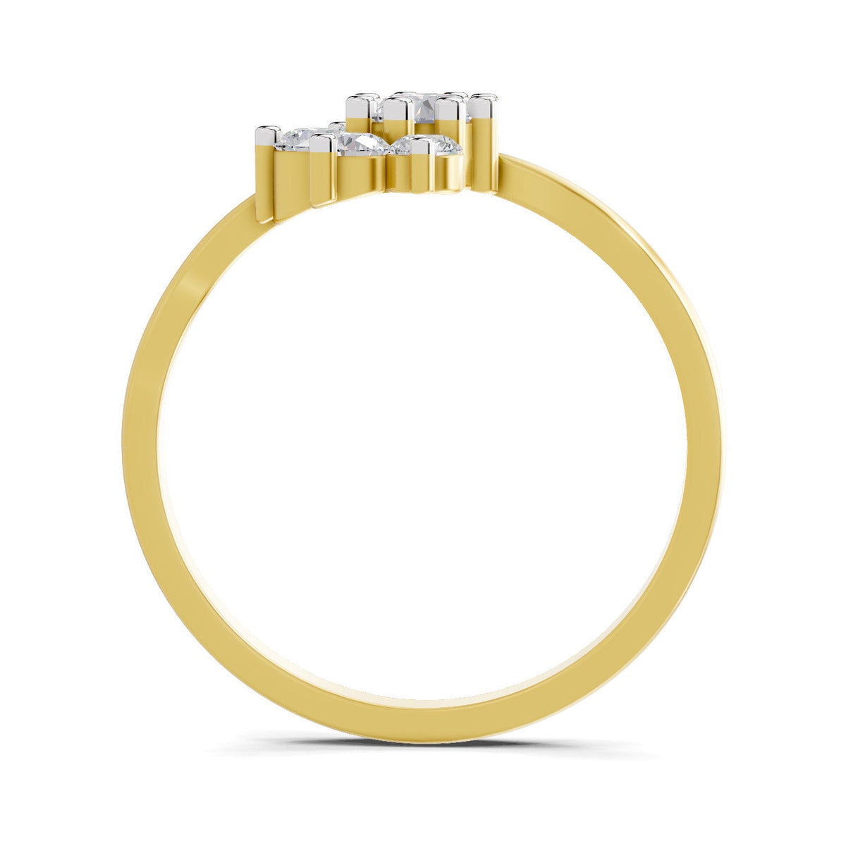 Delicate Flora Diamond Ring