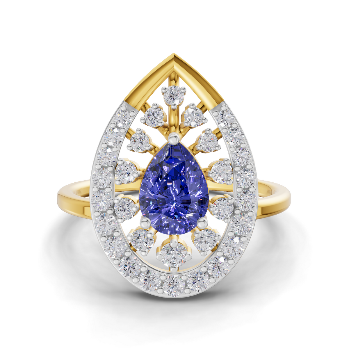 Regal Halo Diamond Engagement Ring