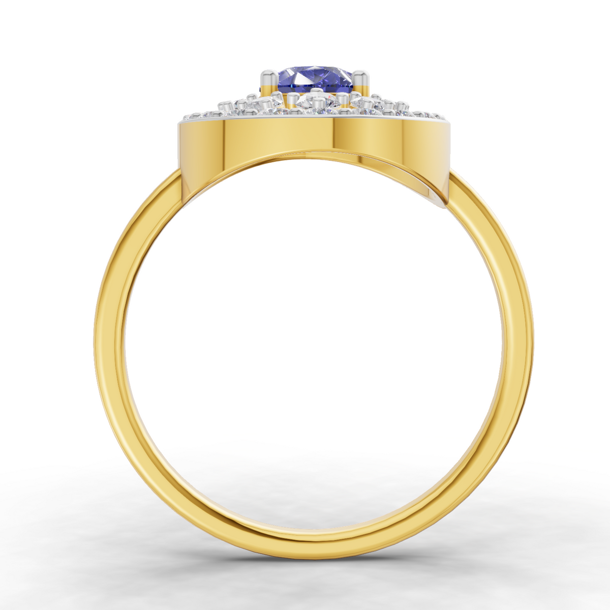 Regal Halo Diamond Engagement Ring