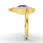 Regal Halo Diamond Engagement Ring