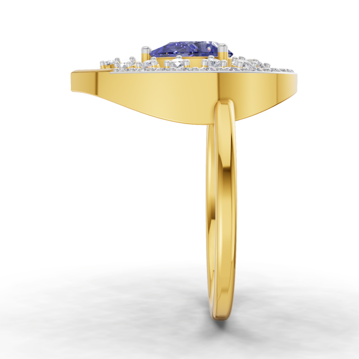 Regal Halo Diamond Engagement Ring