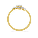 Graceful Floral Diamond Ring