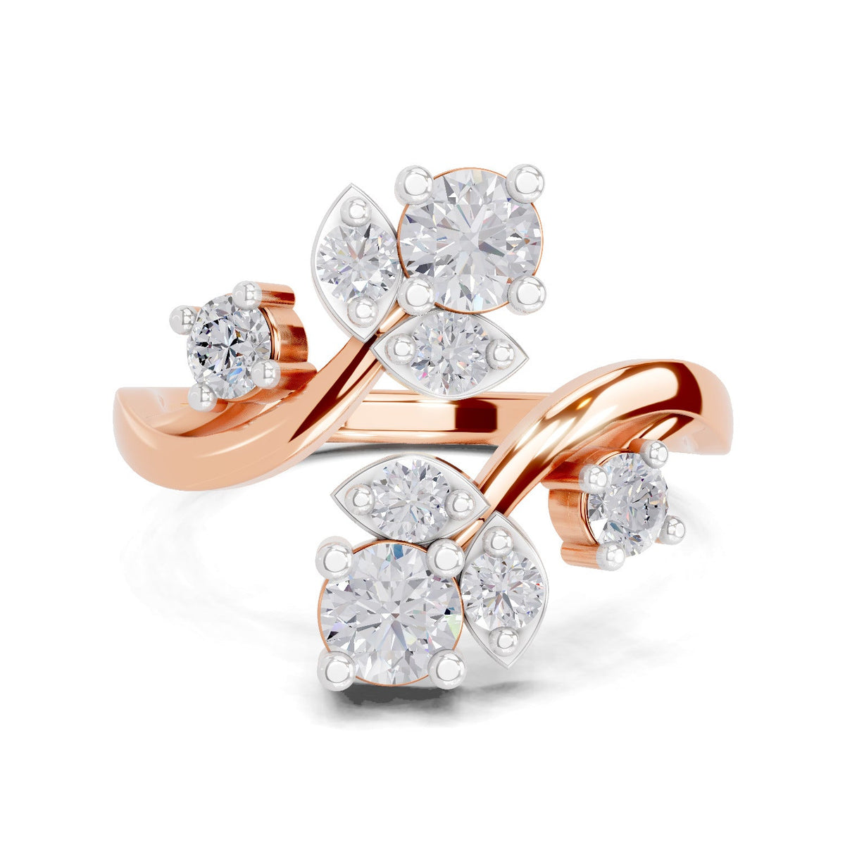 Classic Floral Diamond Ring
