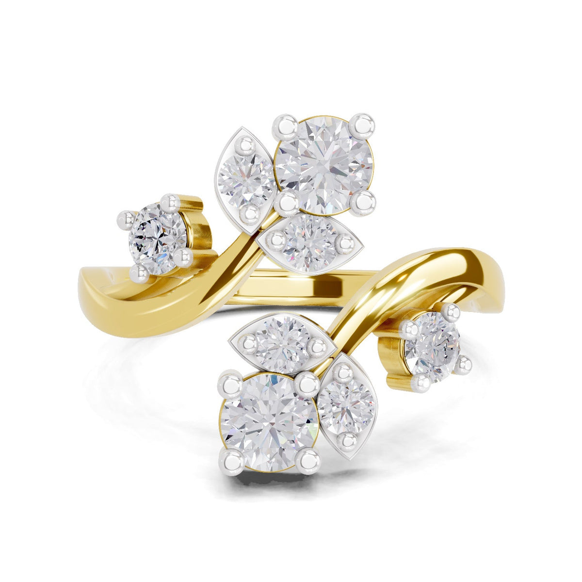 Classic Floral Diamond Ring
