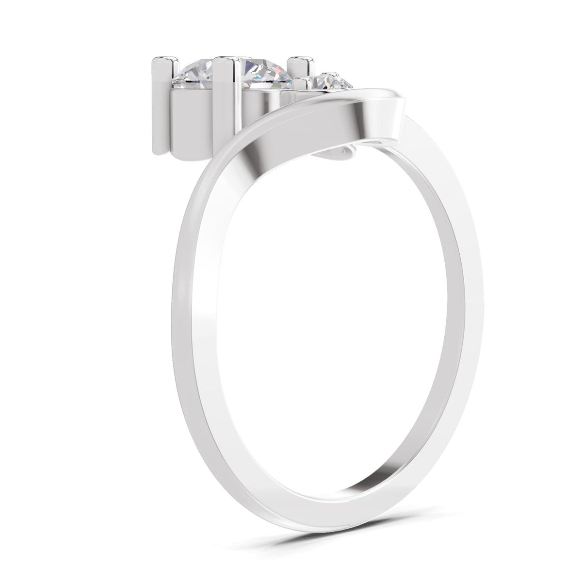 Sparkling Trio Diamond Ring