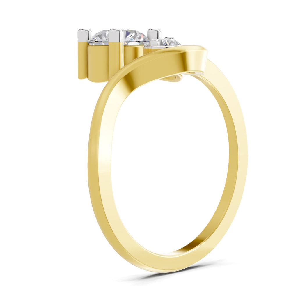 Sparkling Trio Diamond Ring