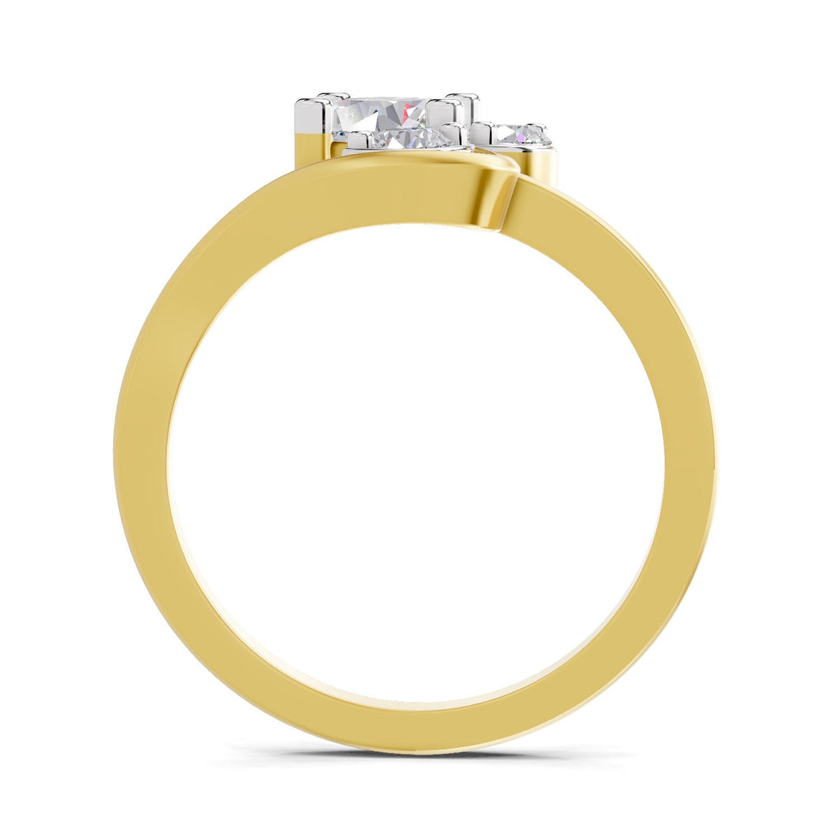 Sparkling Trio Diamond Ring