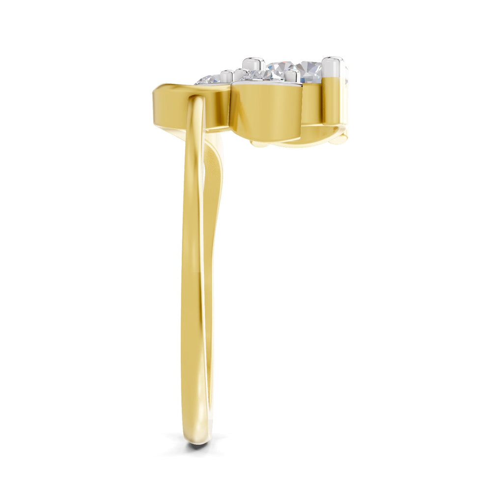 Sparkling Trio Diamond Ring