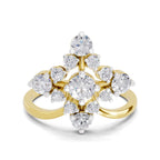 Delicate Marquise Cluster Diamond Ring