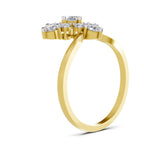Delicate Marquise Cluster Diamond Ring