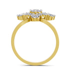 Delicate Marquise Cluster Diamond Ring