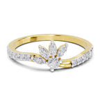 Dazzling Petal Diamond Promise Ring