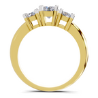 Luminous Promise Trinity Diamond Engagement Ring