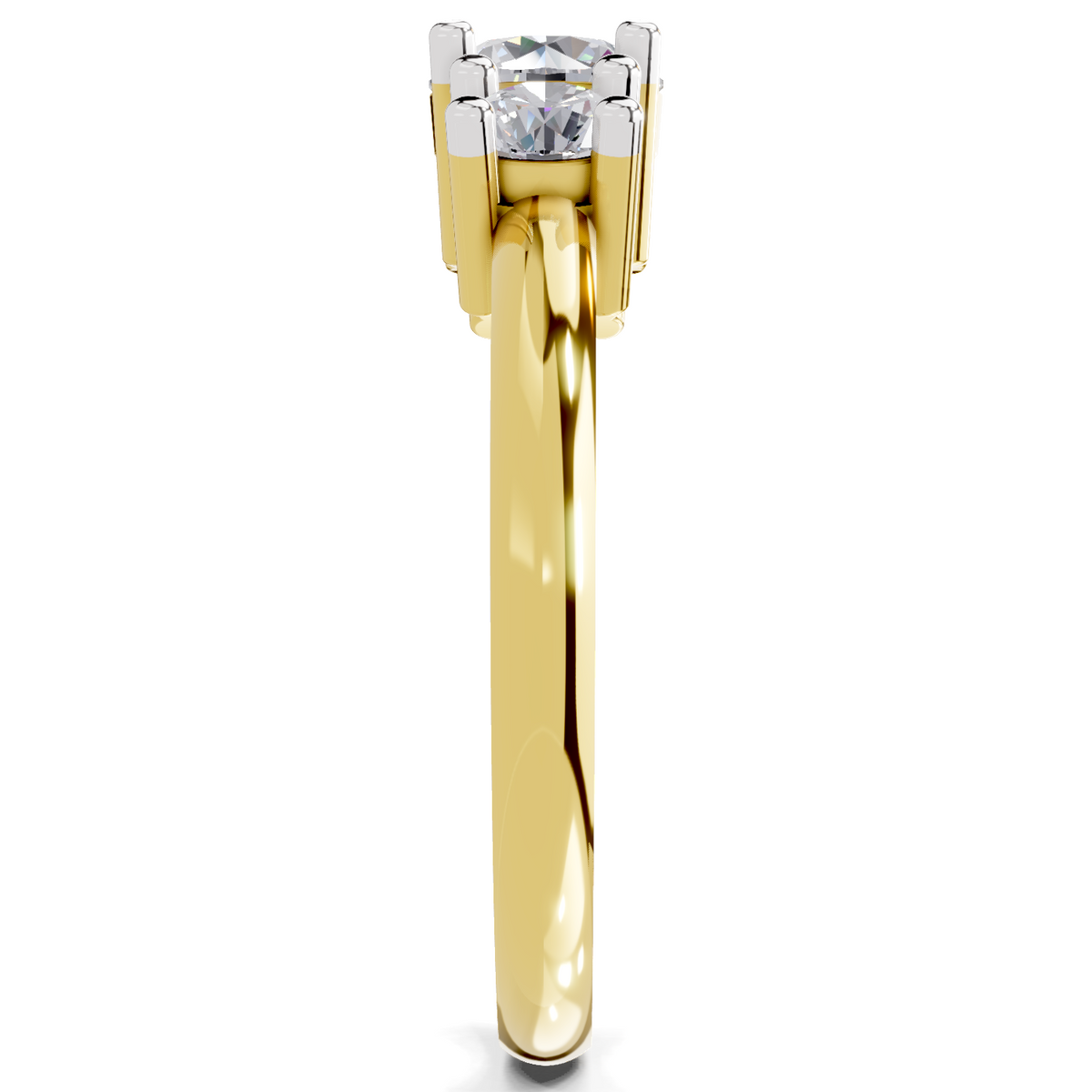 Luminous Promise Trinity Diamond Engagement Ring