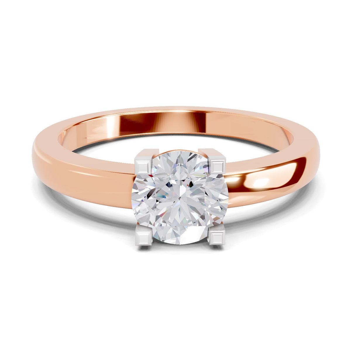 Ethereal Solitaire Diamond Engagement Ring