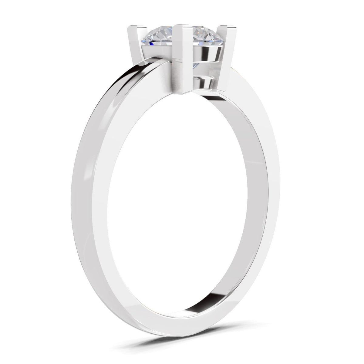 Ethereal Solitaire Diamond Engagement Ring