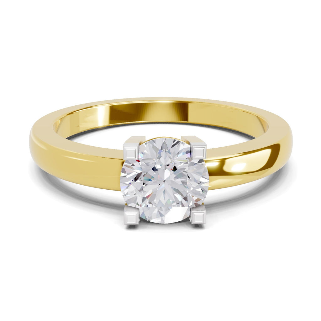 Ethereal Solitaire Diamond Engagement Ring