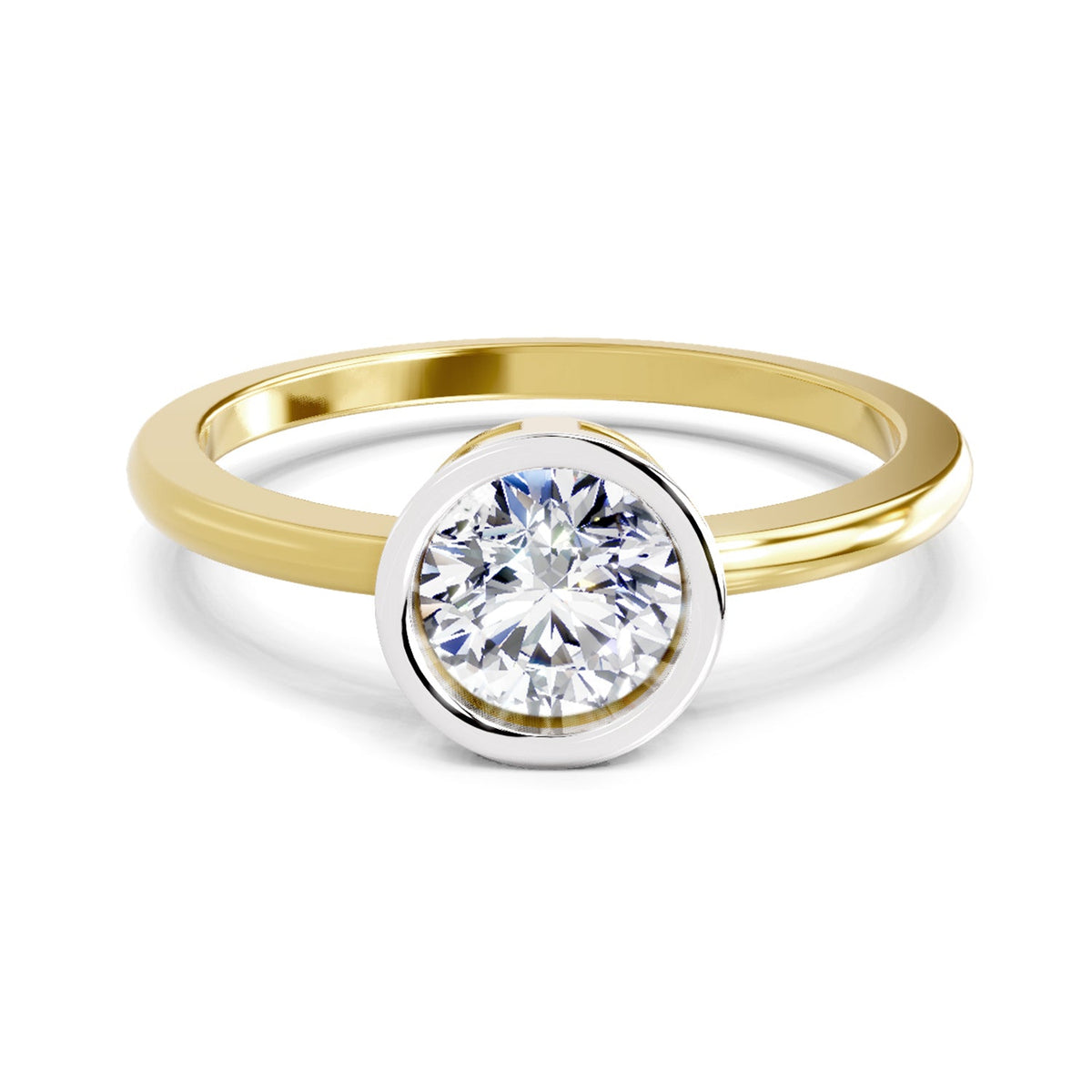 Sparkling Solitaire Diamond Ring