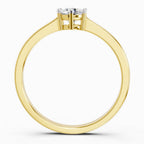 Graceful Round Solitaire Diamond Ring