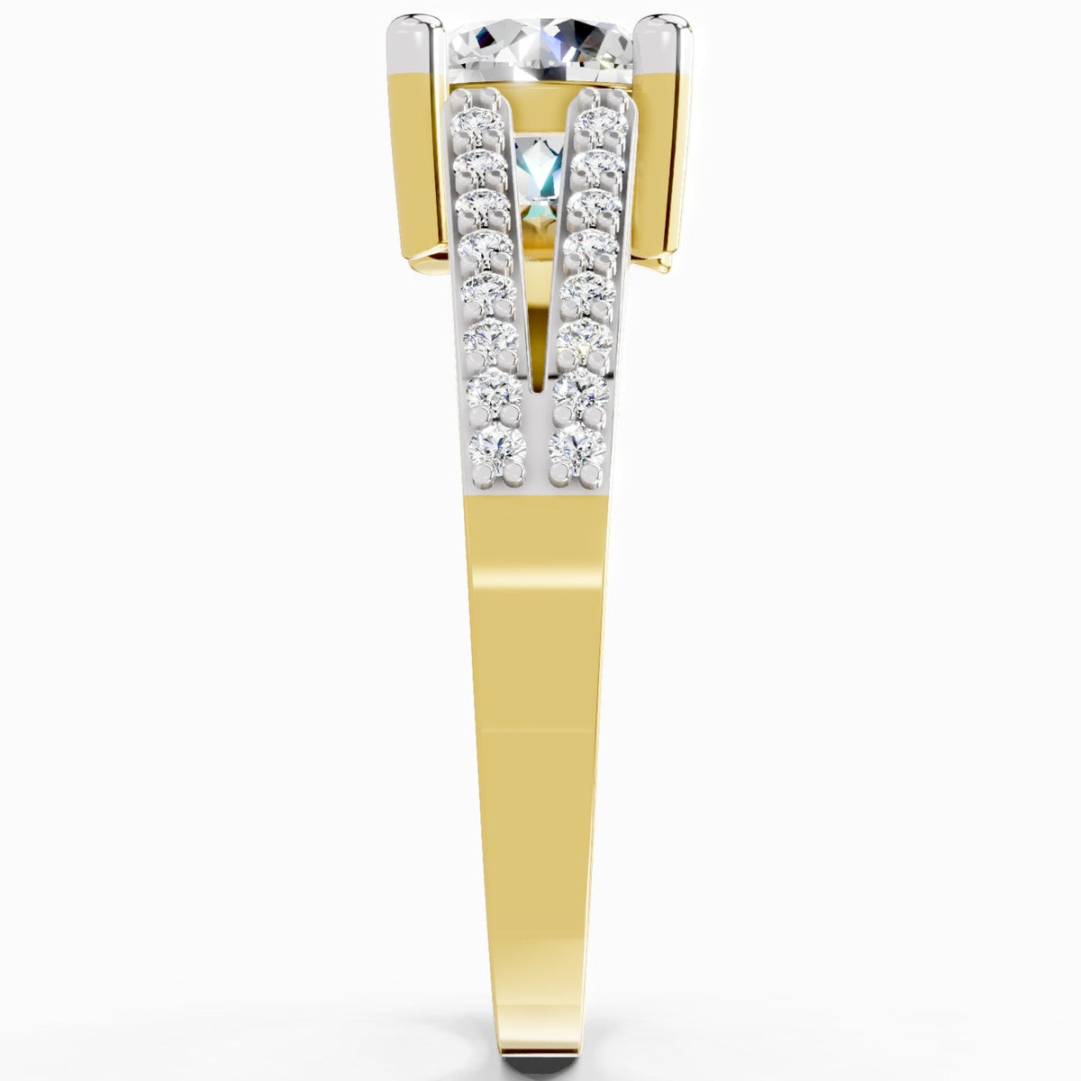 Exquisite Round Halo Diamond Ring