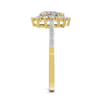 Regal Pear Halo Diamond Engagement Ring