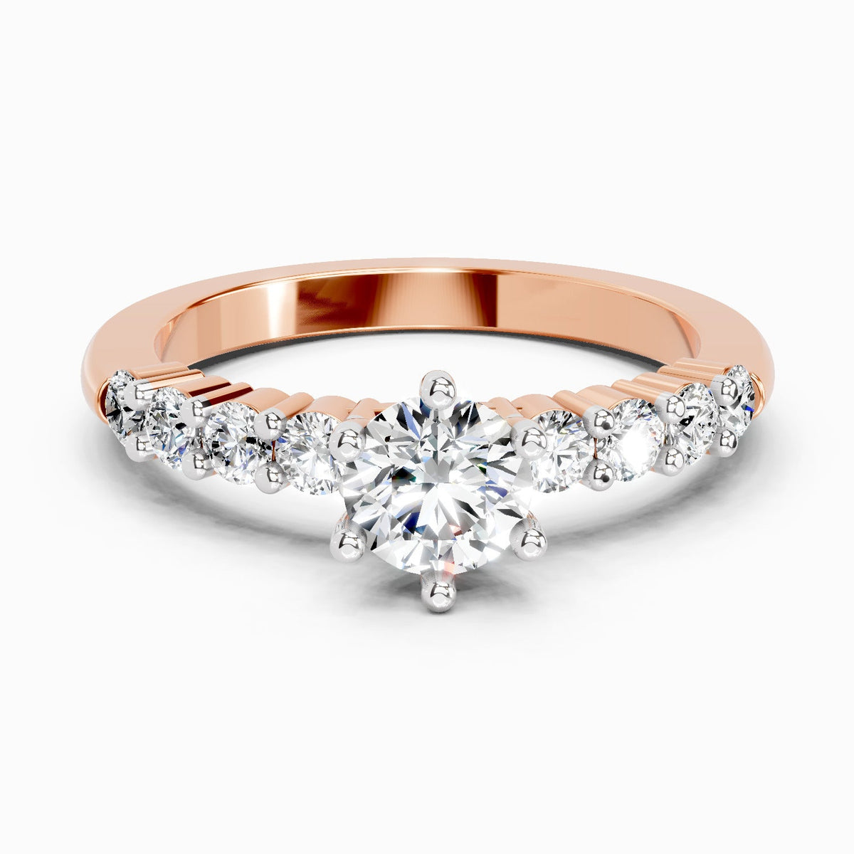 Delicate Diamond Engagement Ring