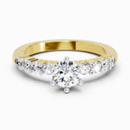 Delicate Diamond Engagement Ring