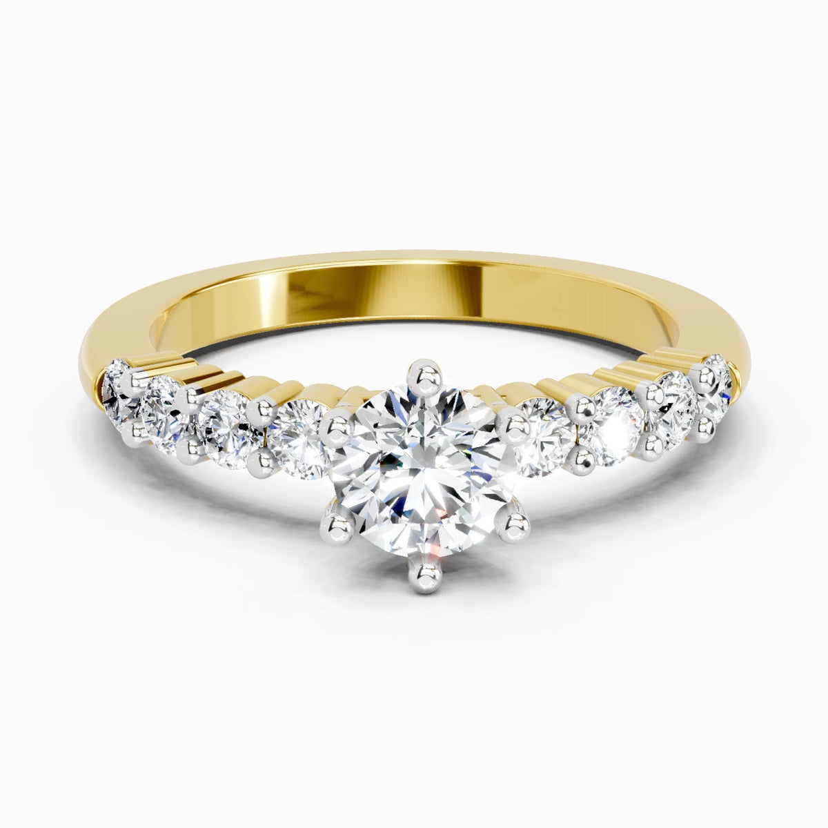 Delicate Diamond Engagement Ring