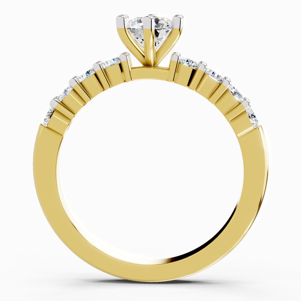 Delicate Diamond Engagement Ring