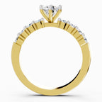 Delicate Diamond Engagement Ring