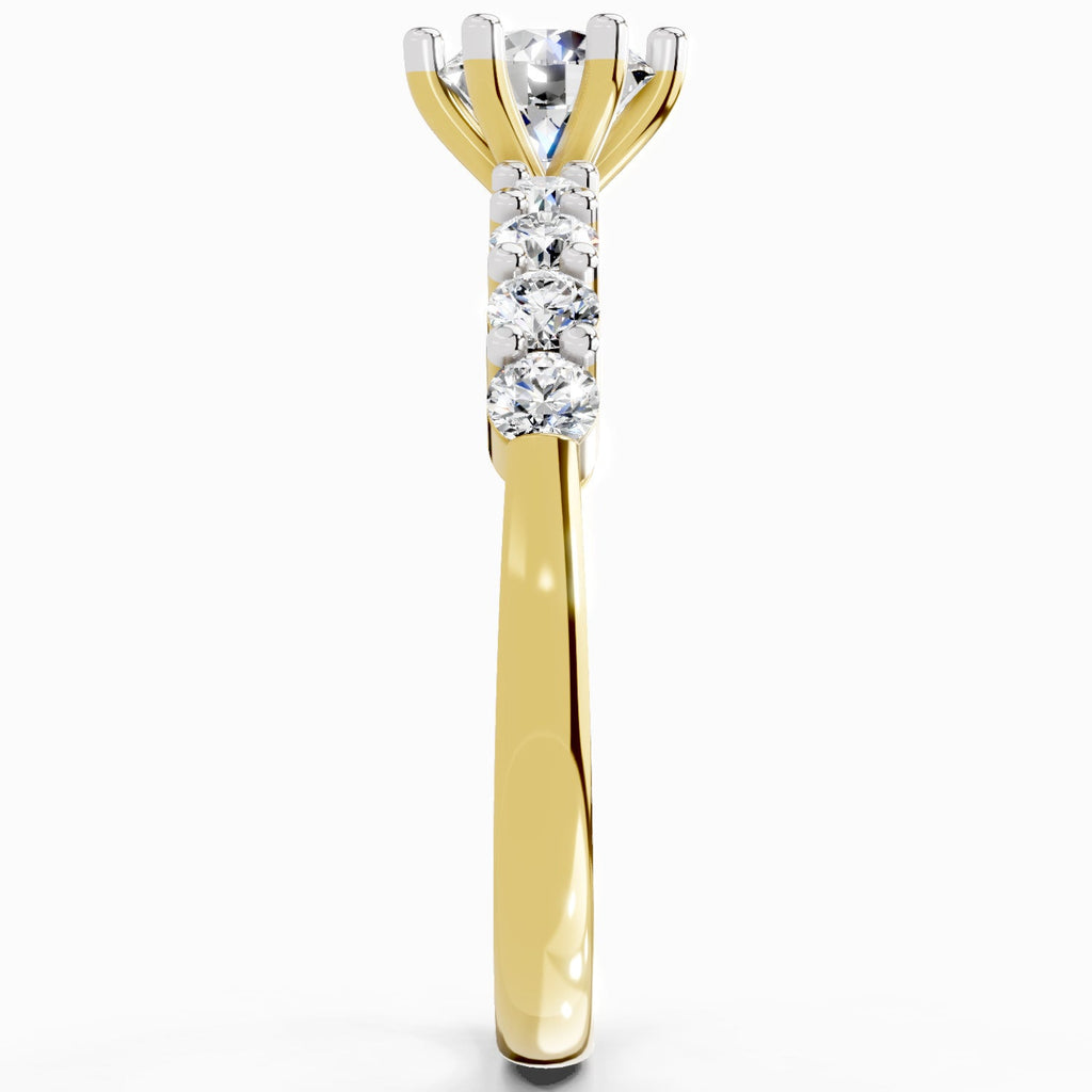 Delicate Diamond Engagement Ring