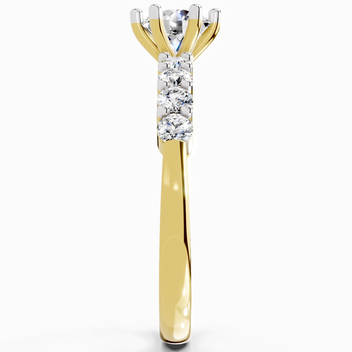 Delicate Diamond Engagement Ring