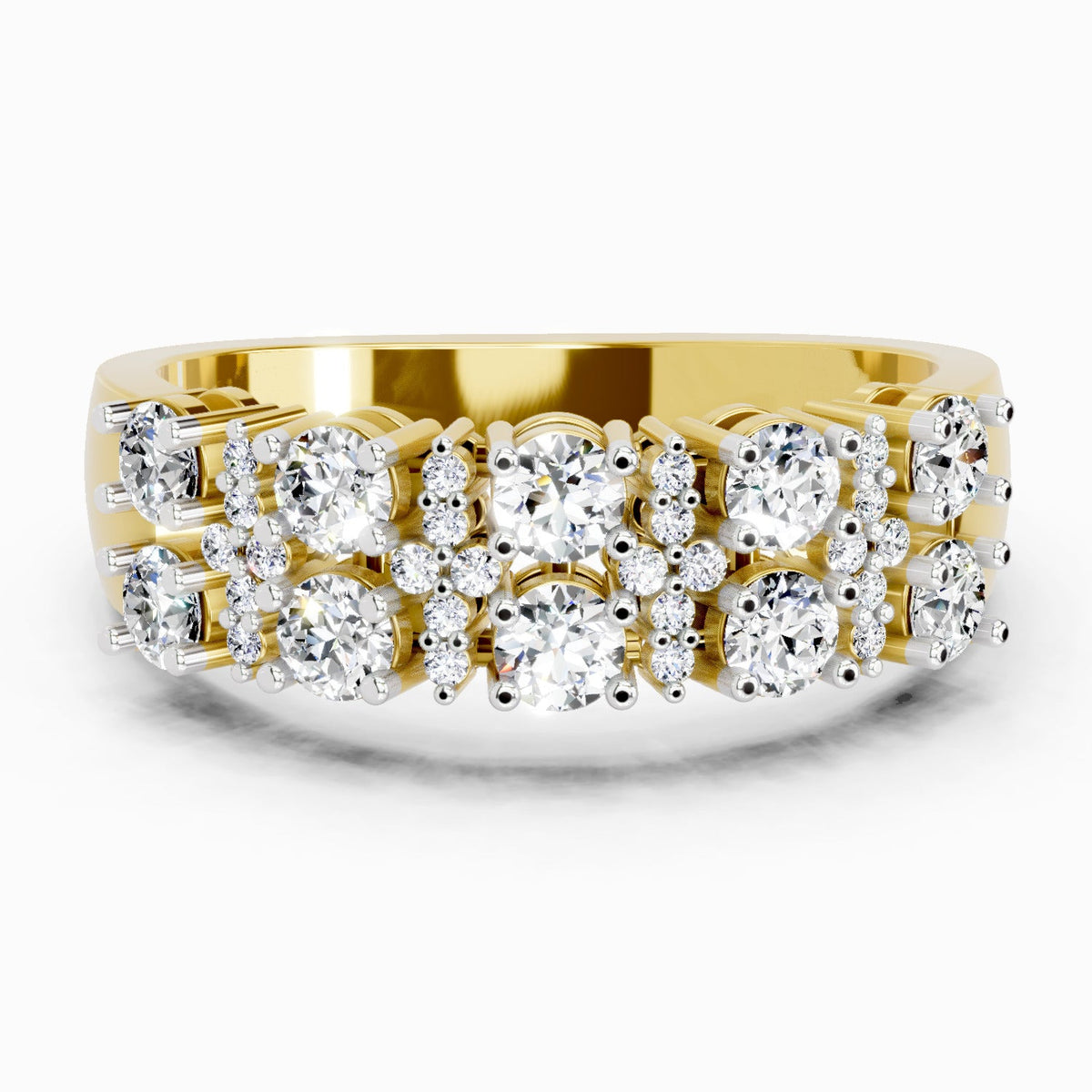 Captivating Cluster Diamond Ring