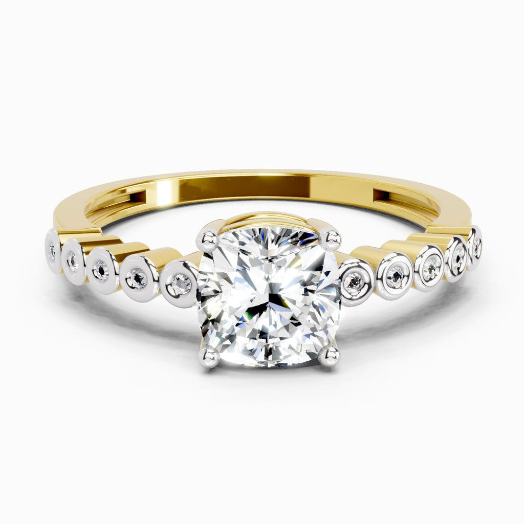 Captivating Cushion Diamond Engagement Ring