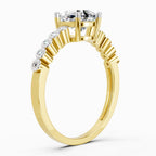Captivating Cushion Diamond Engagement Ring