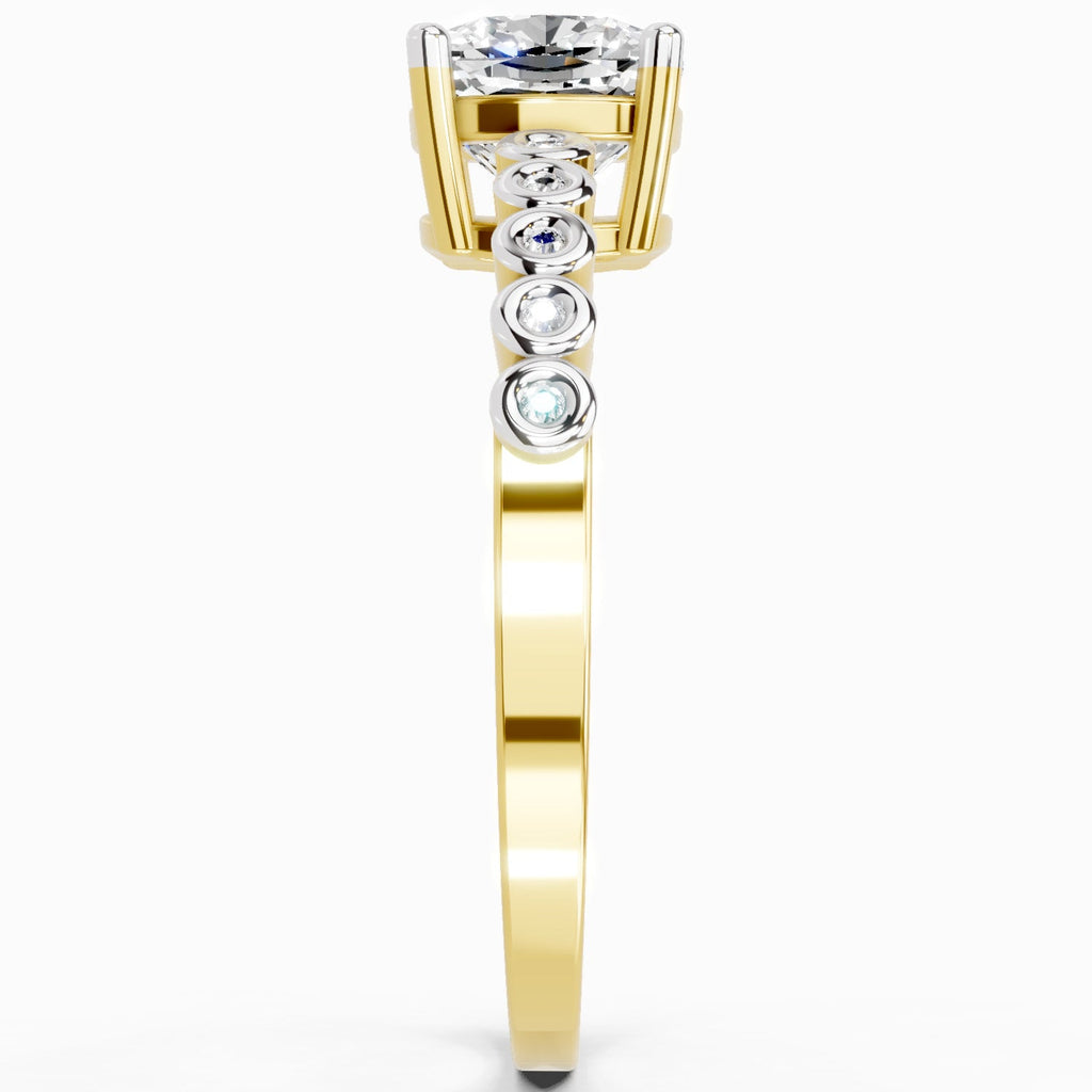 Captivating Cushion Diamond Engagement Ring