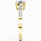 Captivating Cushion Diamond Engagement Ring
