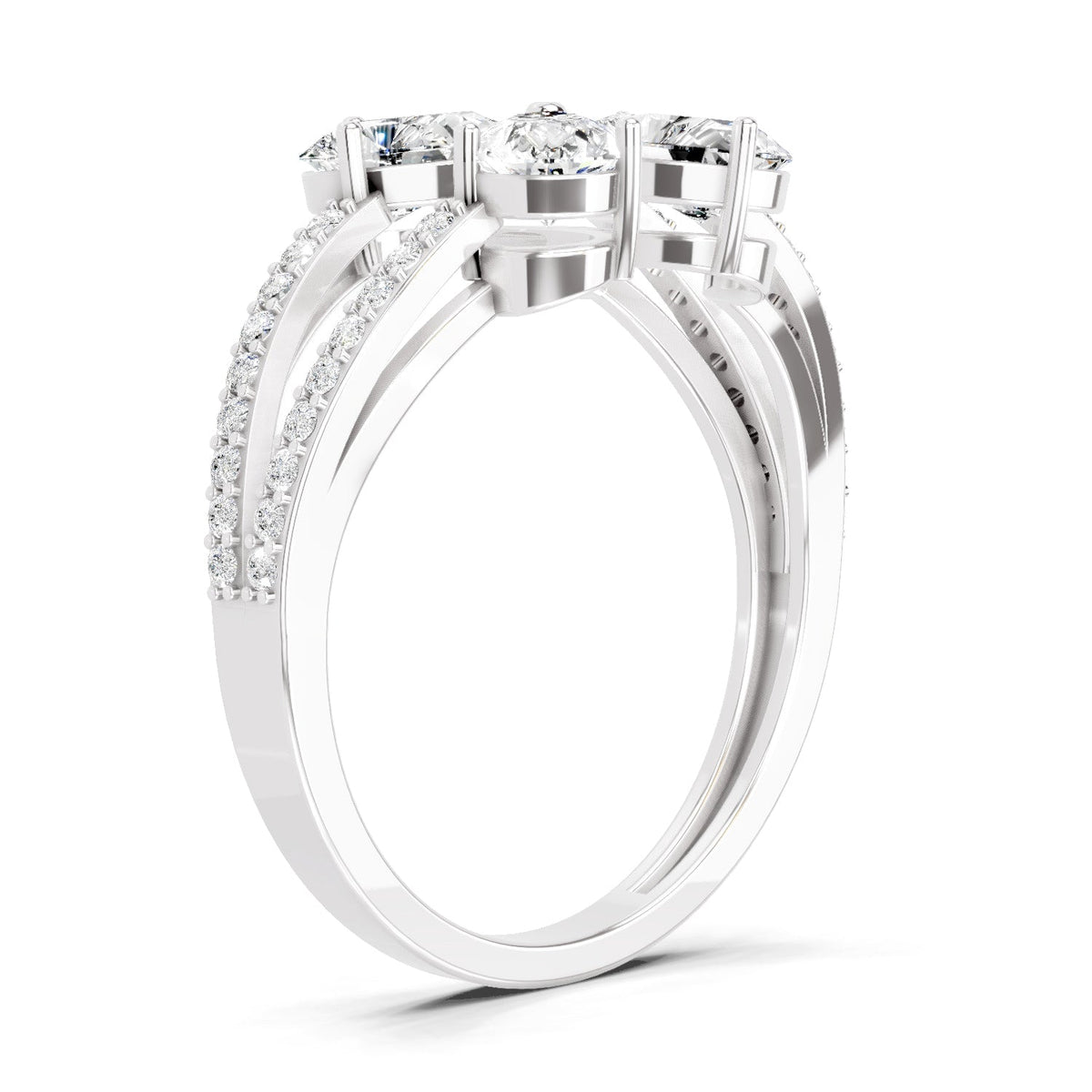 Ethereal Pear Diamond Ring