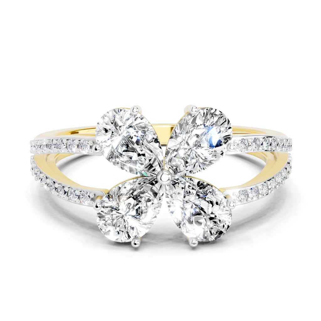 Ethereal Pear Diamond Ring