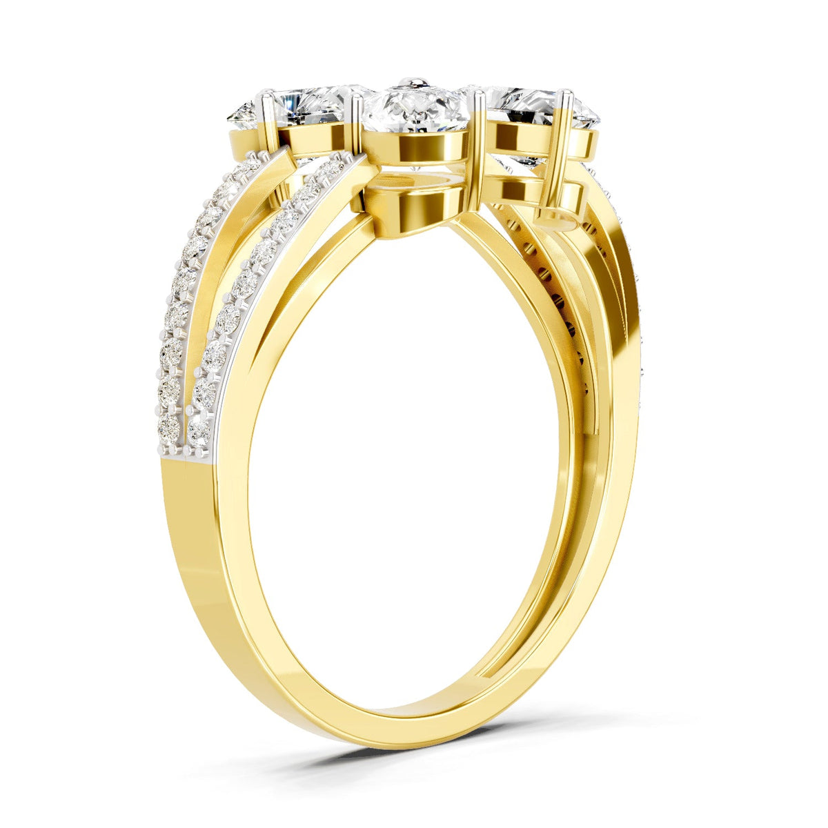 Ethereal Pear Diamond Ring
