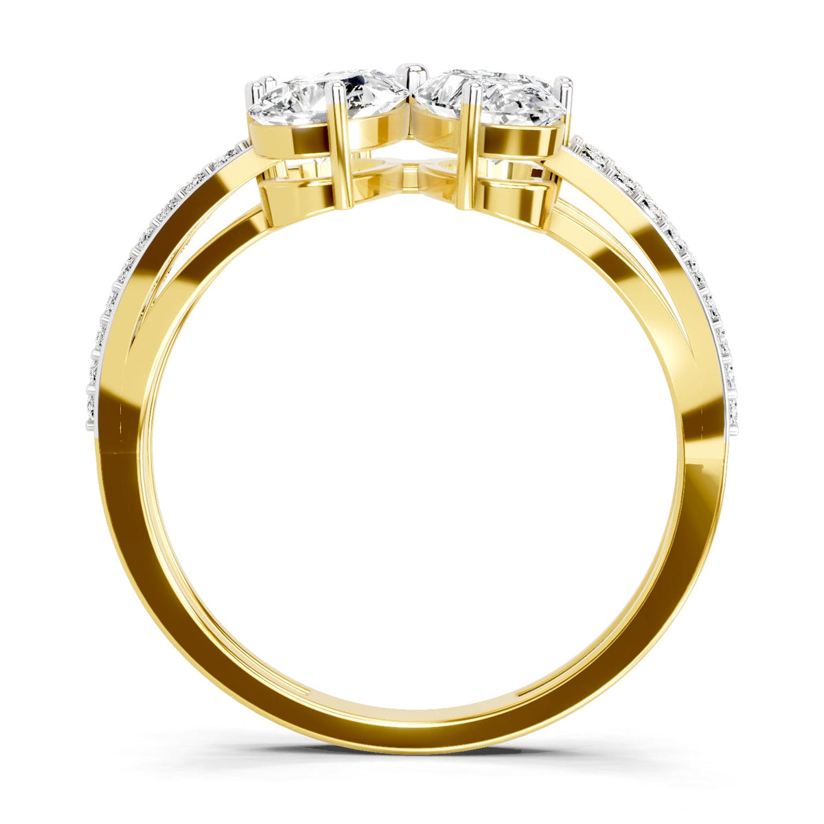 Ethereal Pear Diamond Ring