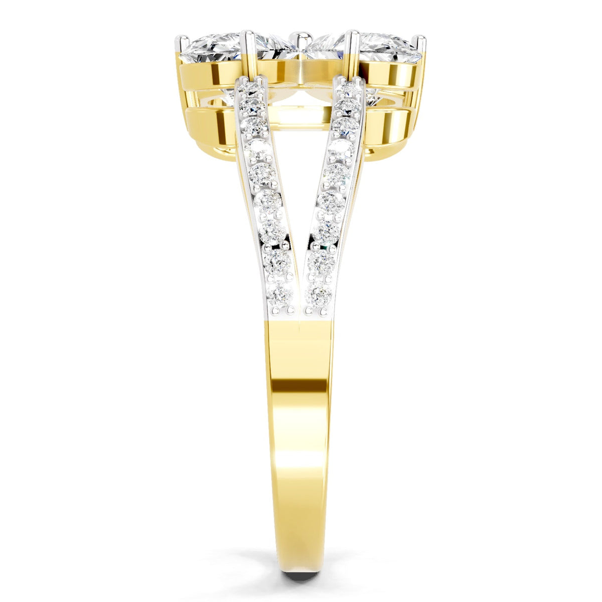 Ethereal Pear Diamond Ring