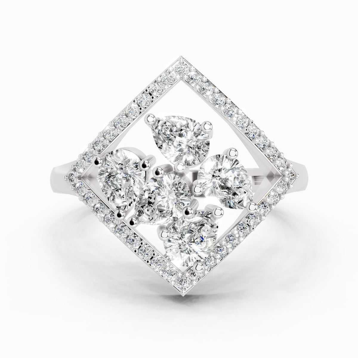 Pristine Diamond Engagement Ring