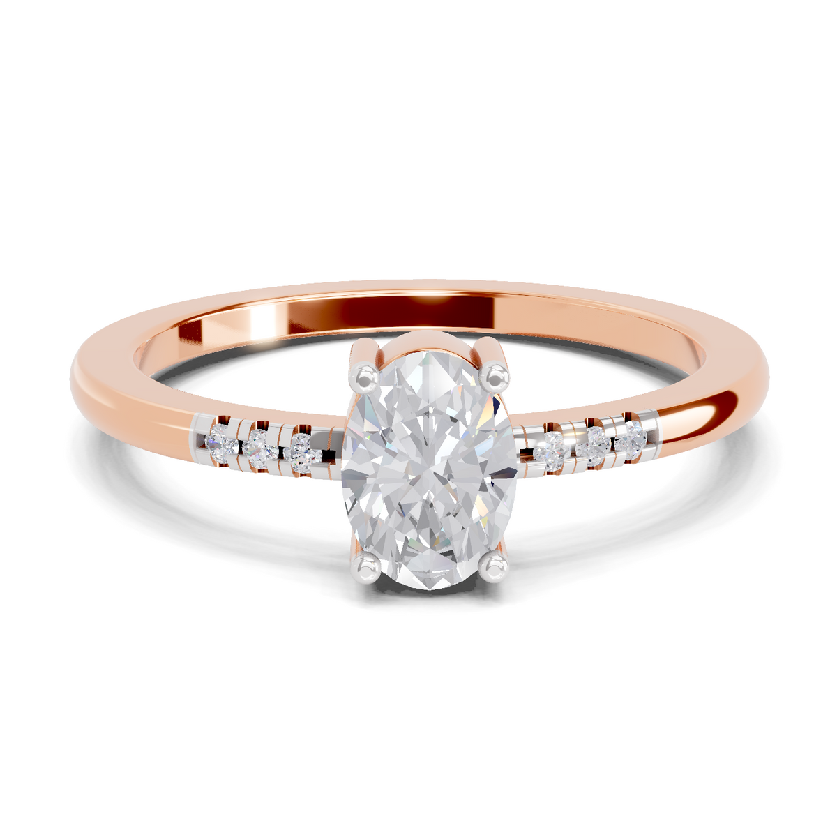 Glistening Promise Diamond Engagement Ring